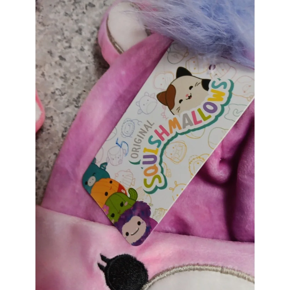 SQUISHMALLOW Kids Knit Toboggan Hat & Gloves Set • Meet Lola• Jazwares NWT